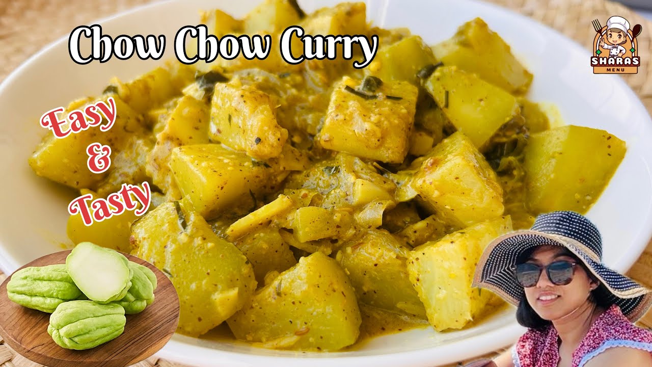 Chow Chow Curry | chayote squash recipe | healthy | delicious | Vegetarian | Sri Lankan style
