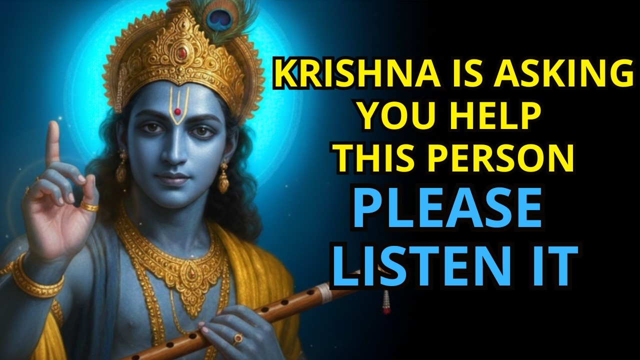 This Woman Needs Your Help Right NOW - KRISHNA Is Asking You ...!! Krishna Message