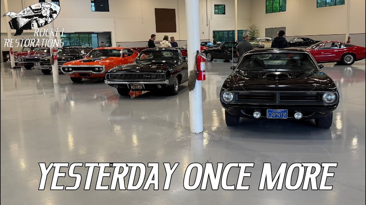 A Visit To The Richard Carpenter Collection - Fins Everywhere! - Original Owner 1970 Cuda 6 Barrel!