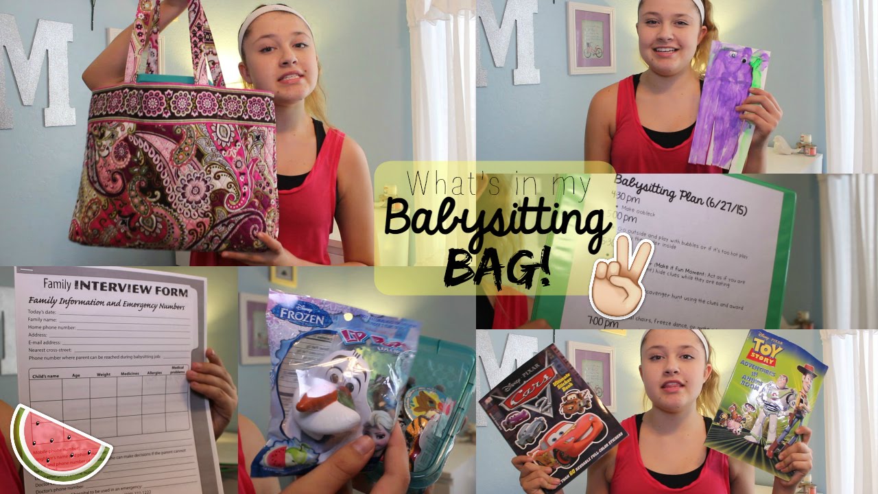 What's in my Babysitting Bag!
