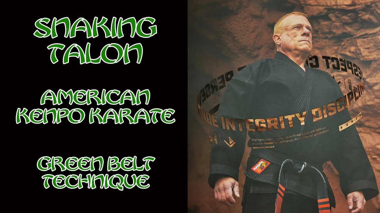 Snaking Talon American Kenpo Karate Green Belt