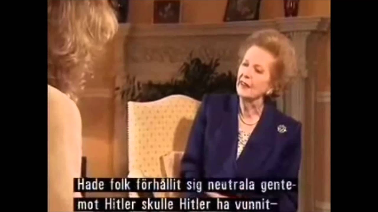 Mrs Thatcher vs Sweden