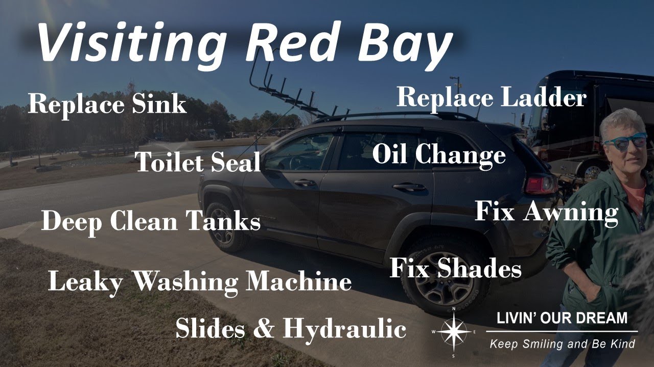 Annual Trip to Red Bay for Tiffin Service, Repairs and Modifications