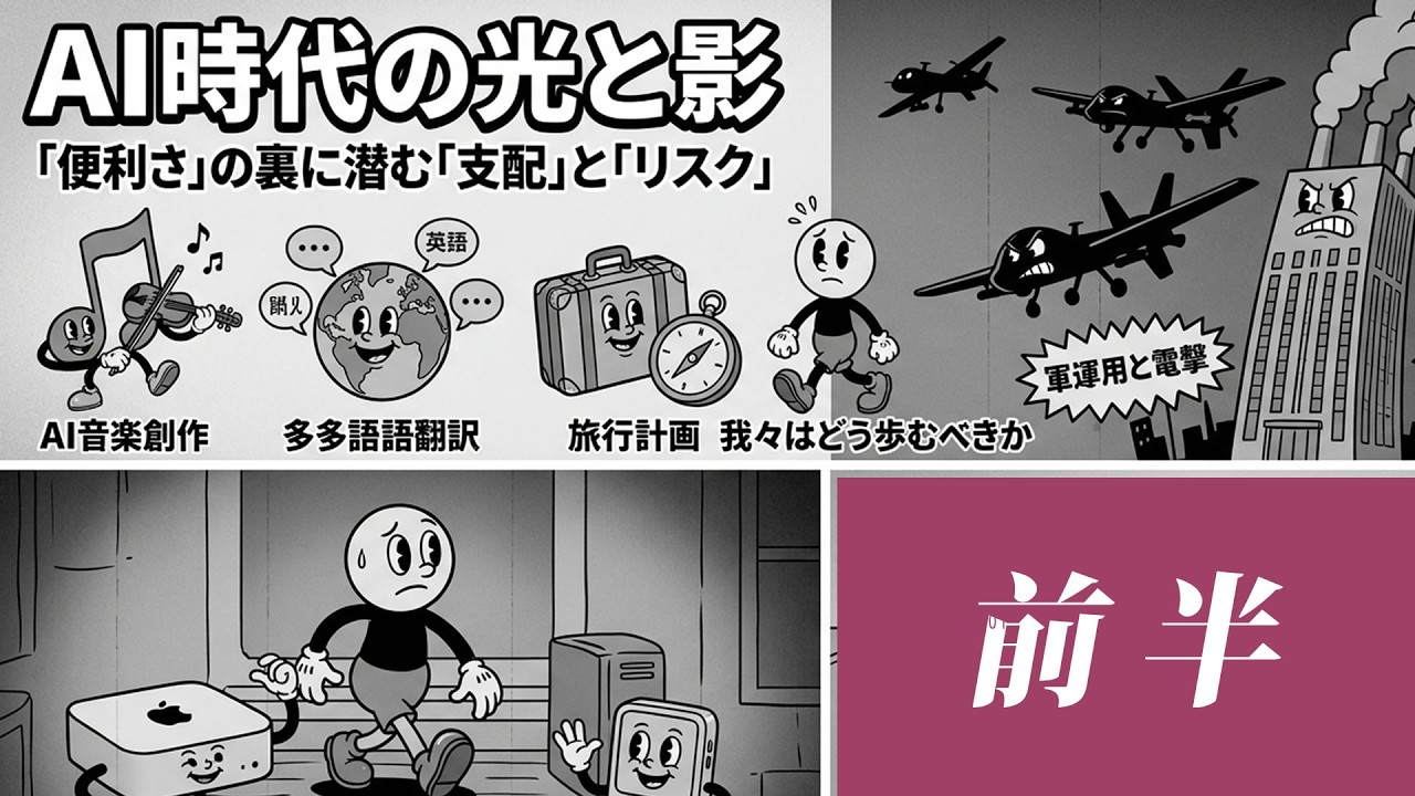 ［前半］AIの光と影　AIははたして便利なアシスタントなのか？