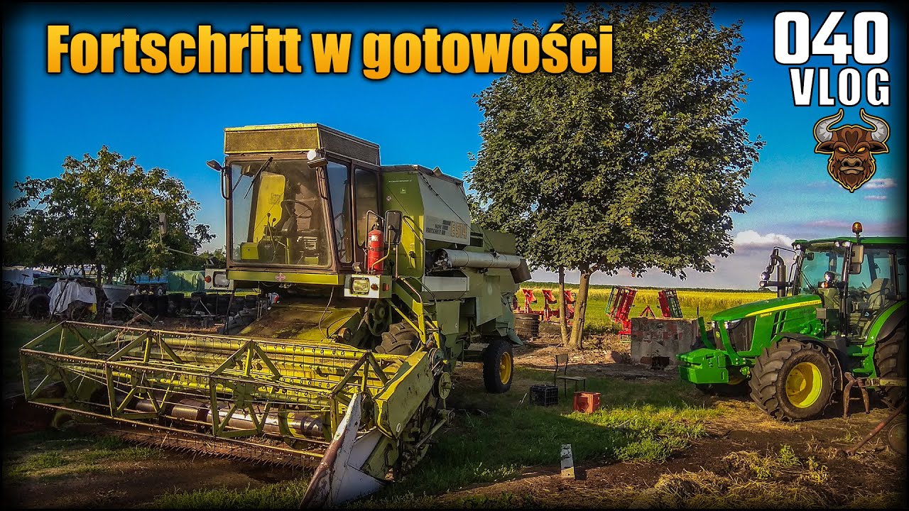Kombajn w gotowości a w polu mokro | Żniwa 2021 za pasem | Vlog #40