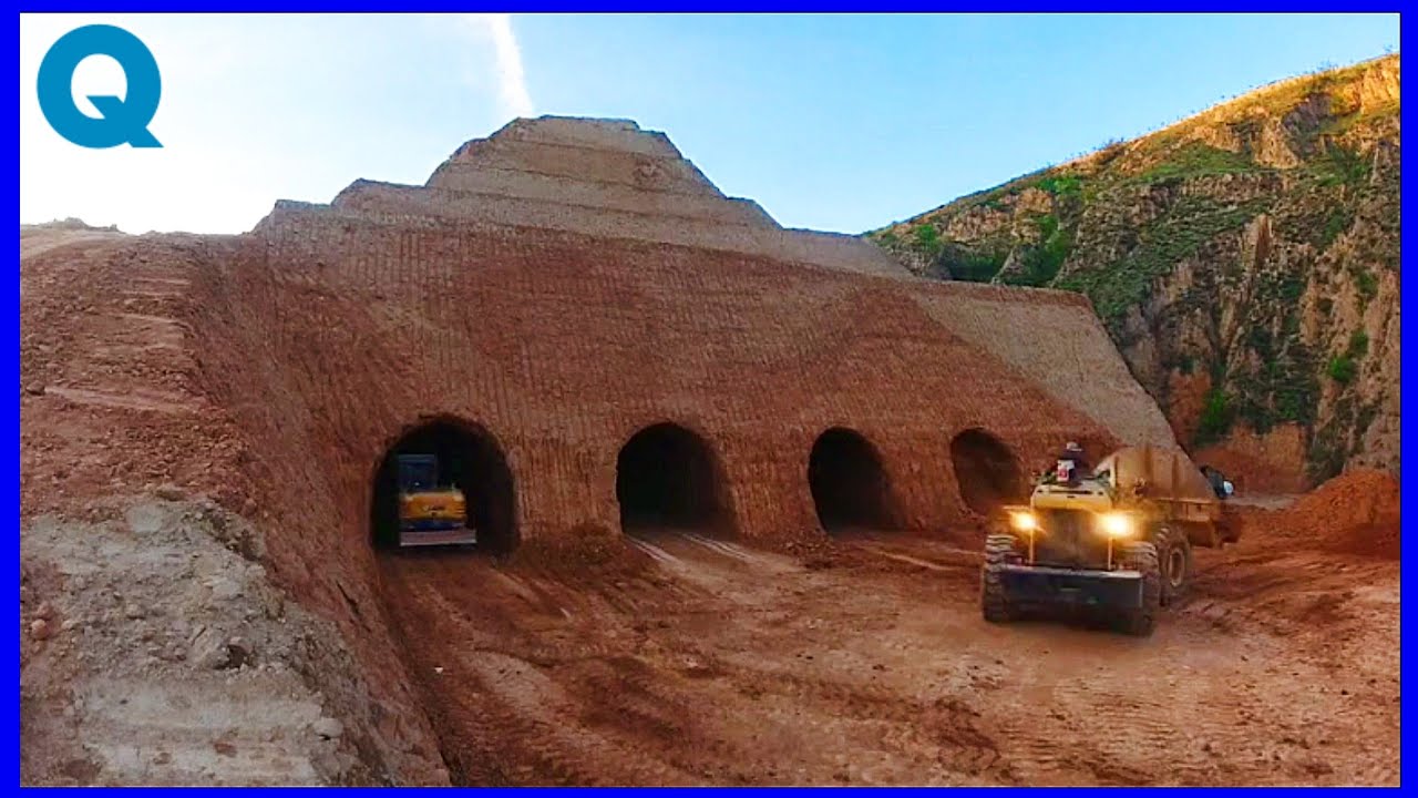 Leveling mountains and building a series of cave houses