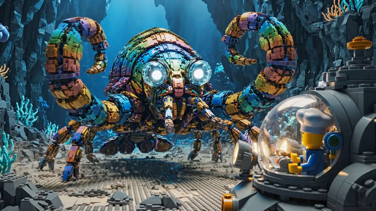 Hunting the Legendary Mantis Shrimp LEGO Deep Sea Adventure | LEGO Animation