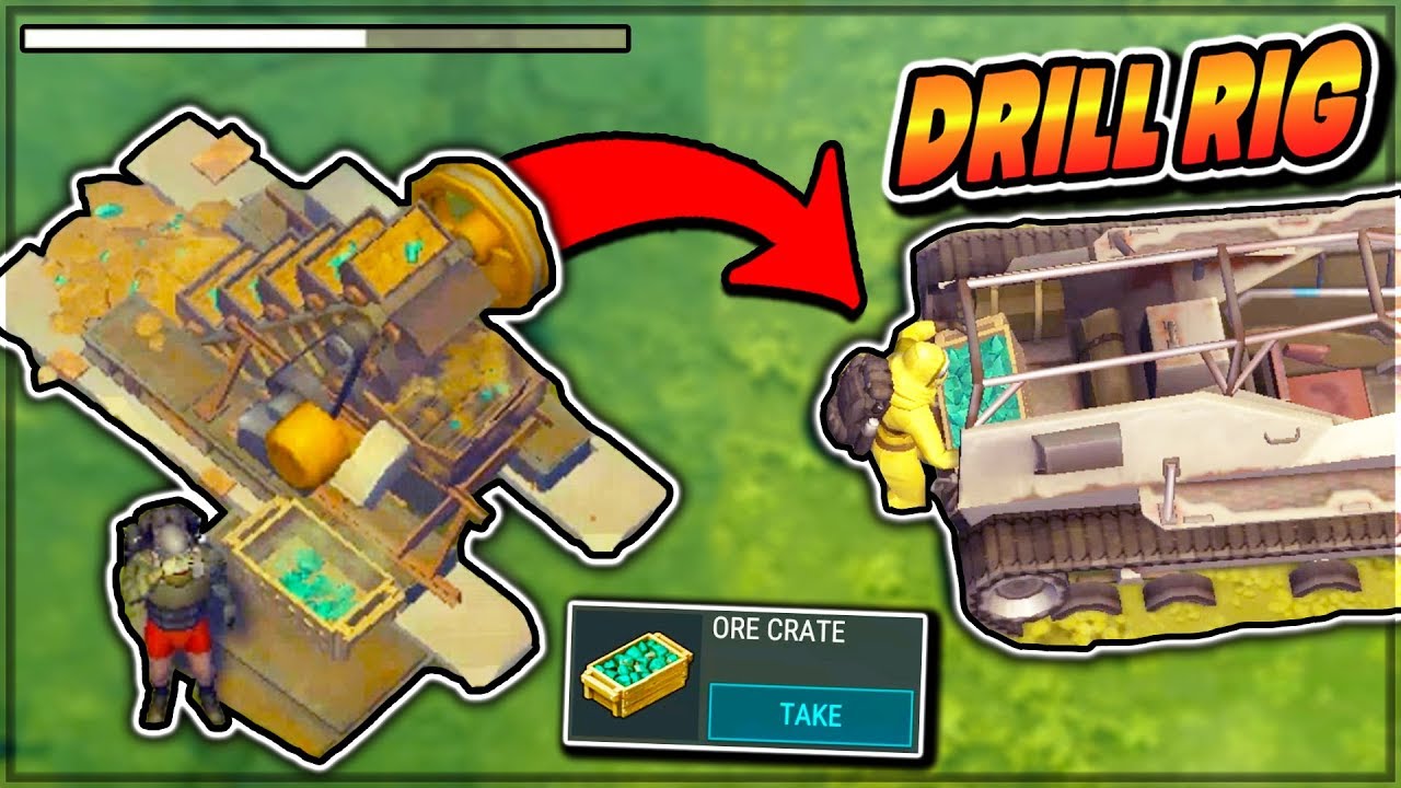 Activating the NEW DRILL RIG (Ore Crate) - Looting the SWAMP w/ ATV in Last Day on Earth Survival