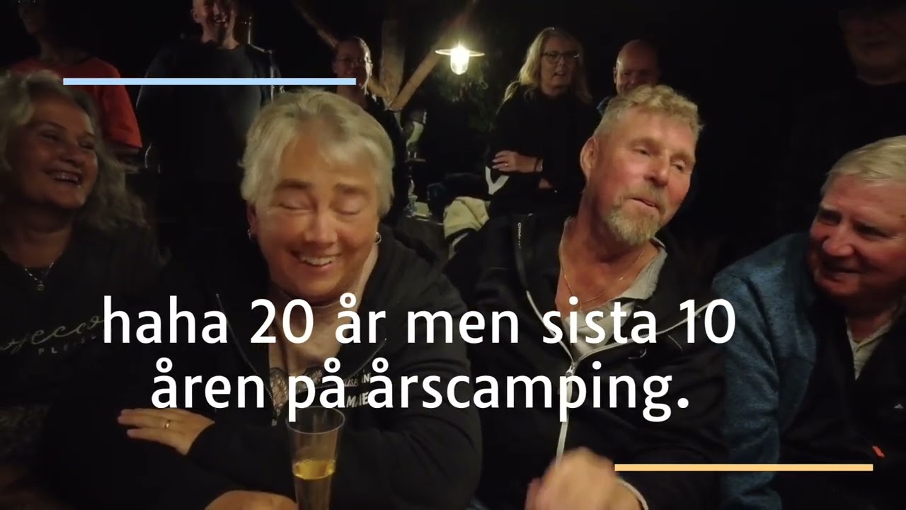 Galen träff vid bageriet i skogen.