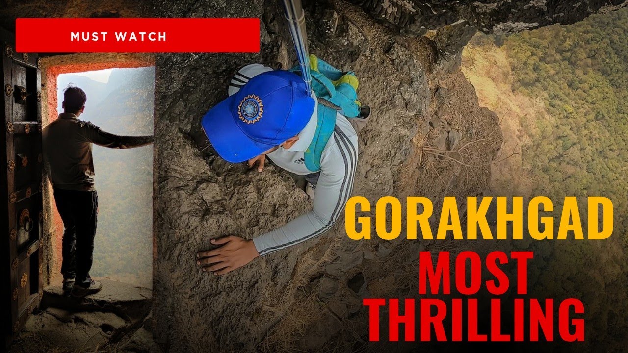 Most Dangerous Fort of Maharashtra :Gorakhgad Fort | Thrilling Climb ofGorakhgad |गोरखगड
