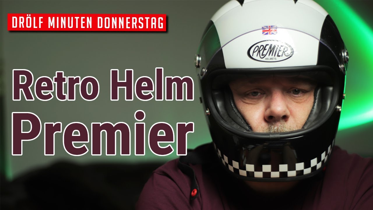 Retro-Helm  - Premier Trophy Retro - Drölf Minuten Donnerstag