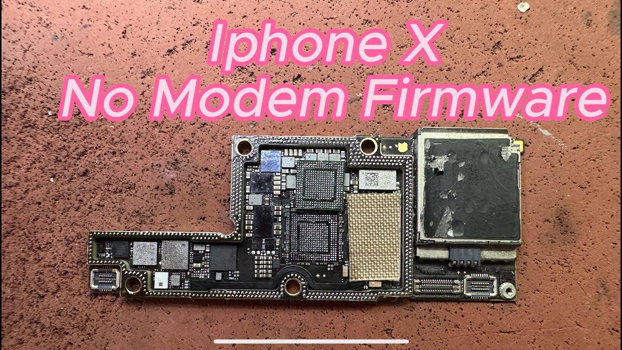 iphone x no modem firmware / no imei Repair / របៀបជួសជុល iphone x អត់សេវ៉ា