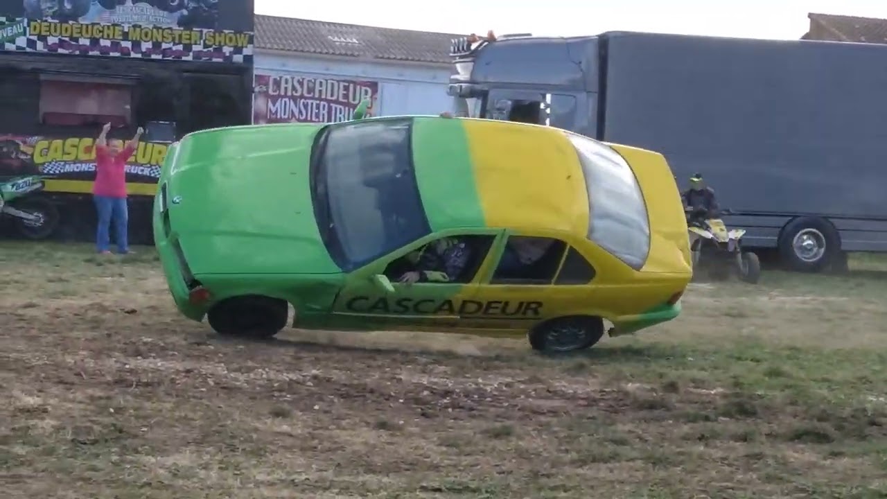 26 Mars 2023 Les Cascadeurs Monster Truck Show Sur Deux Roues Aux Publiques À Bagnols-sur-Cèze