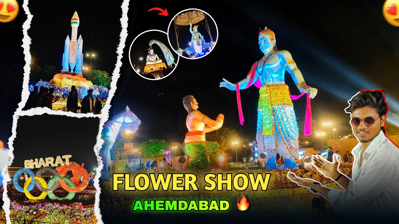 Ahmedabad Flower Show 2026 🌸😍 | Asia’s Biggest Flower Exhibition | Full Vlog 