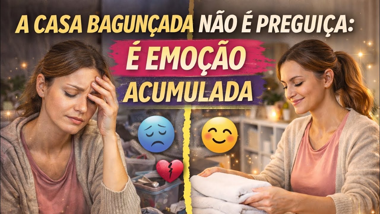 Casa bagunçada - Emoções acumuladas