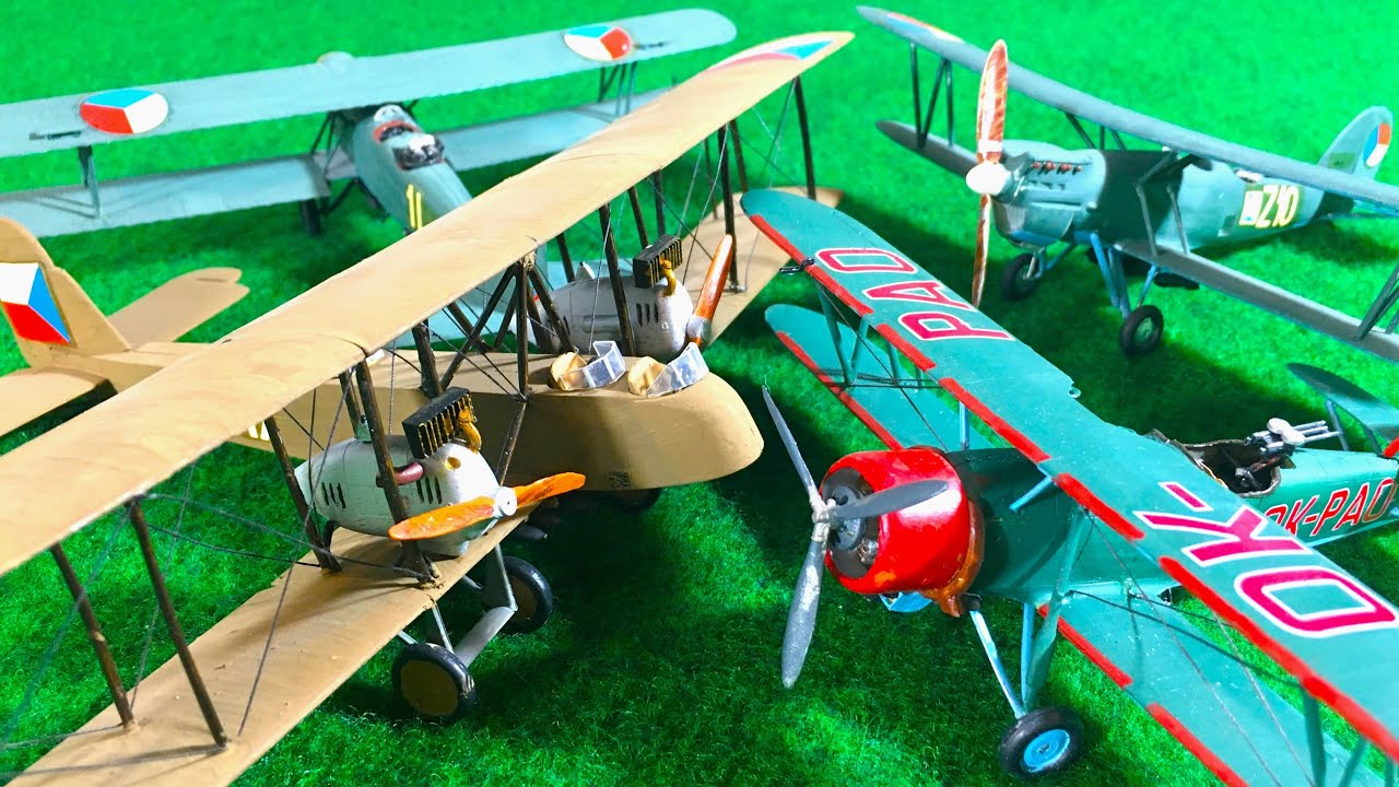 Golden Age Czech Biplane Bombers Model Collection Sound Kit Covers 1/72 Scale Early Czech Air Force