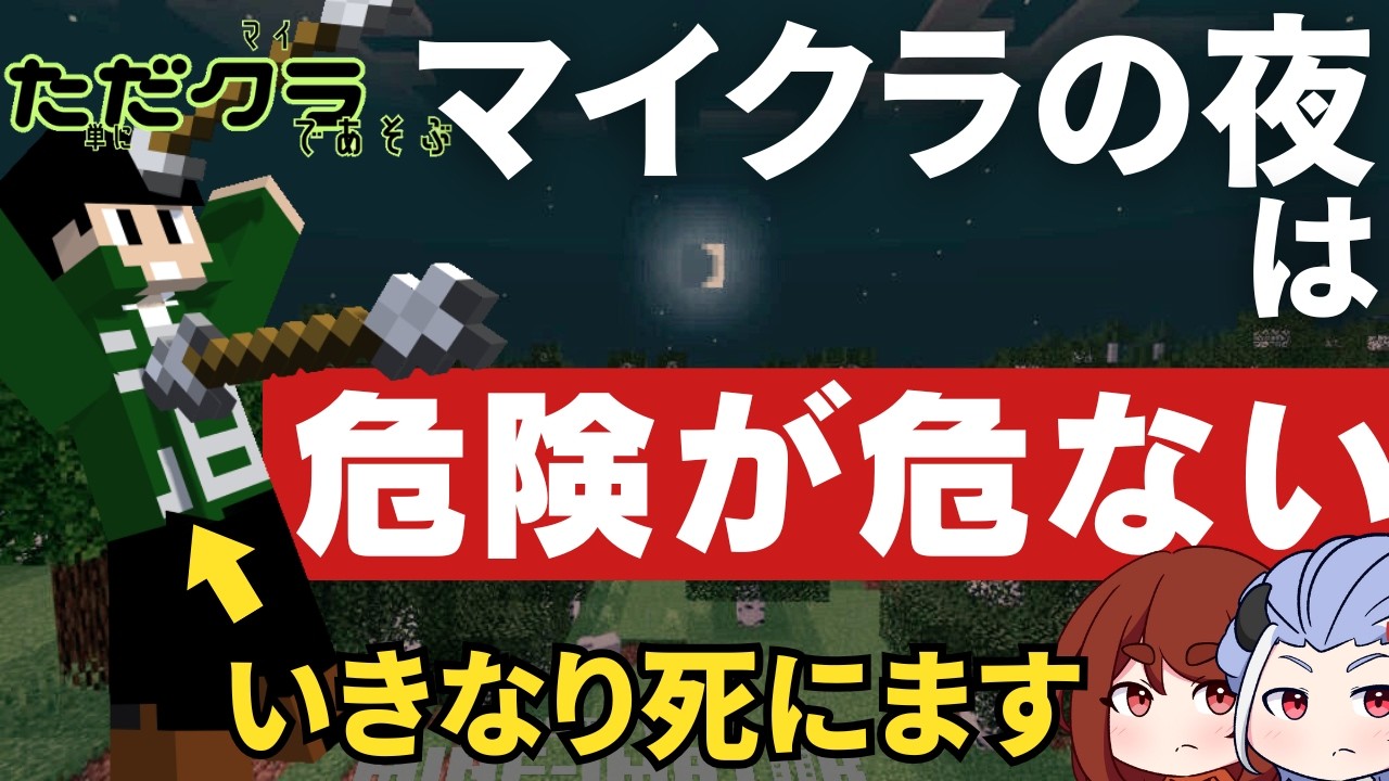 【Minecraft】マイクラ初心者の行動が面白すぎた【ただくら/グループ実況】