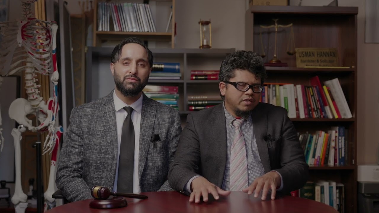 Hannan (right) & Virdi (left) of HANNAN VIRDI DOG BITE LAWYERS  Addressing Dog Bite Victims