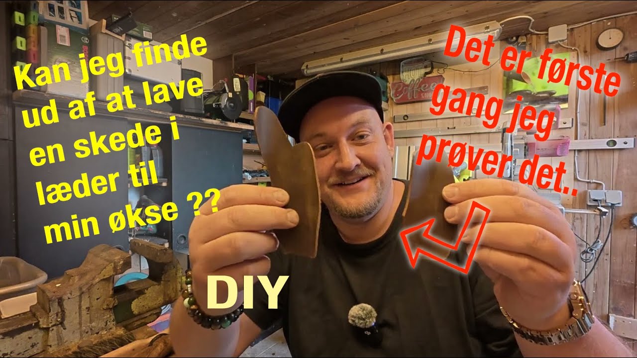 Ud i værkstedet - Afsnit 1 ⚒️ Kan jeg finde ud af at lave en læder skede til en økse ? DIY 🪓