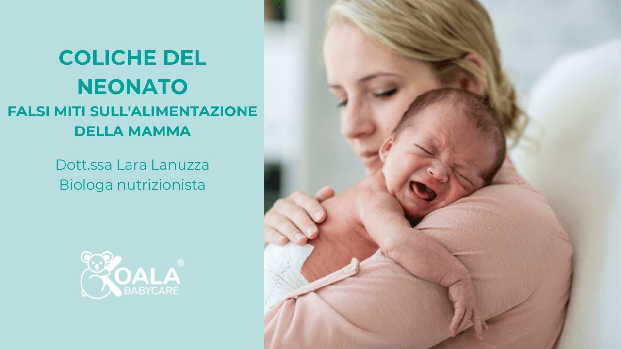 Coliche del neonato: falsi miti sull'alimentazione della mamma