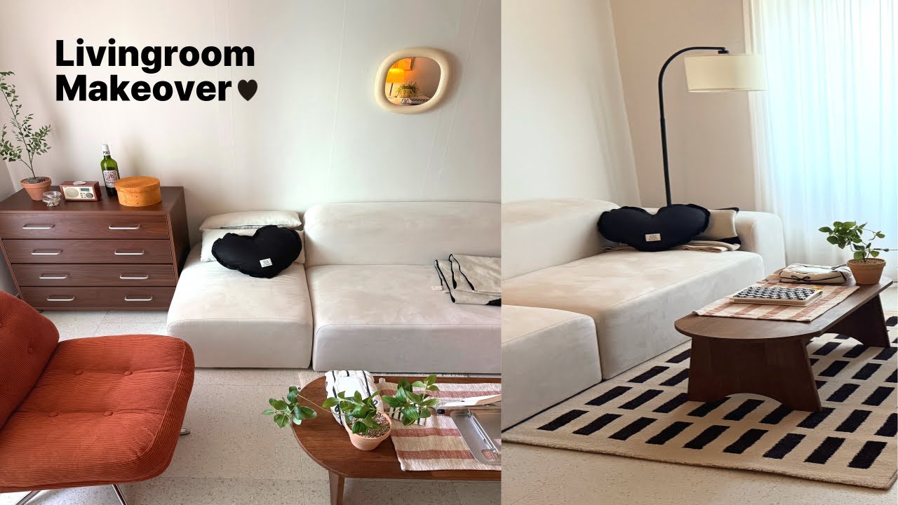 1.5룸 거실꾸미기 | 1인소파들이고 청소 루틴 일상 브이로그 | Livingroom makeover
