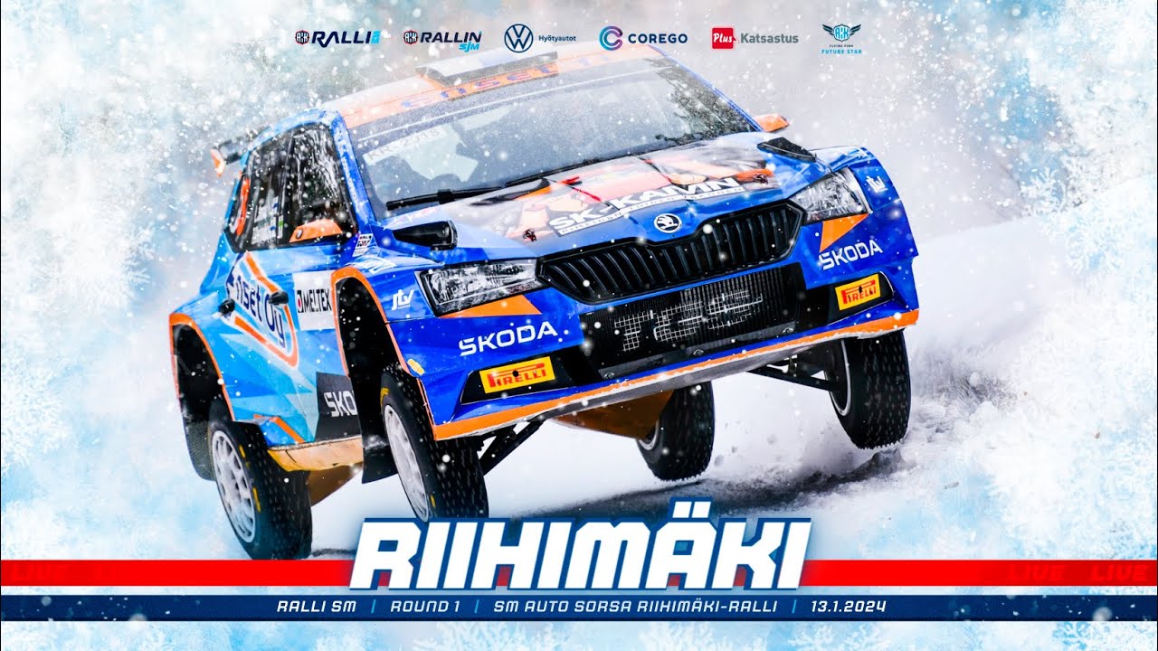 🔴 Ralli SM LIVE | SM Auto Sorsa Riihimäki-ralli | 13.1.2024
