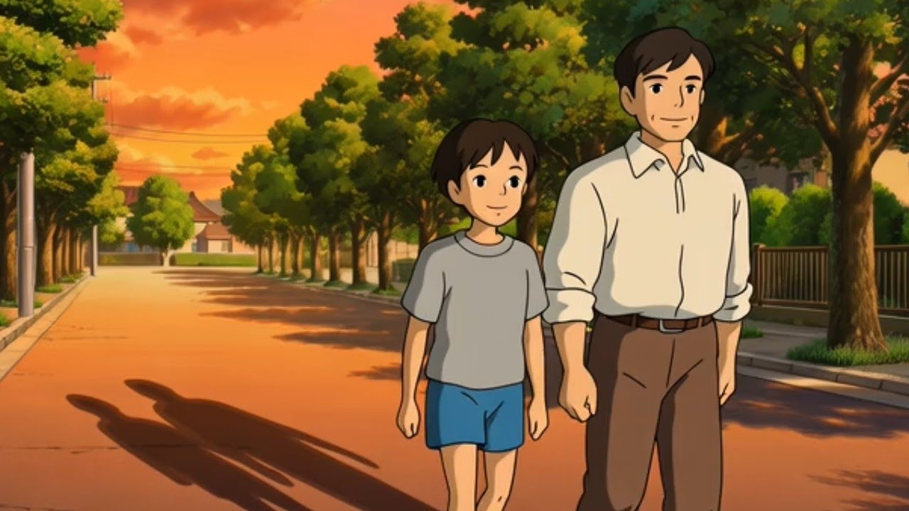 After the Day Ends | A Gentle Night Story Ghibli-style story videos 🌿✨