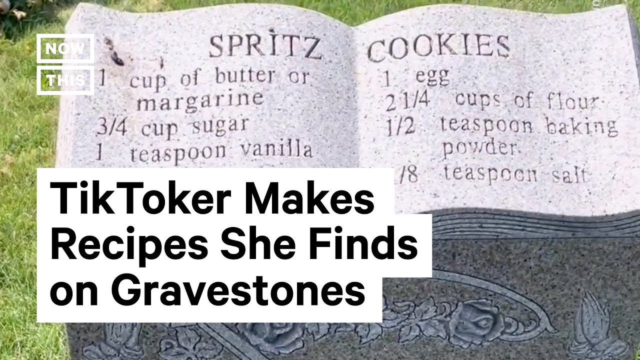 TikToker Makes Recipes She Finds on Gravestones