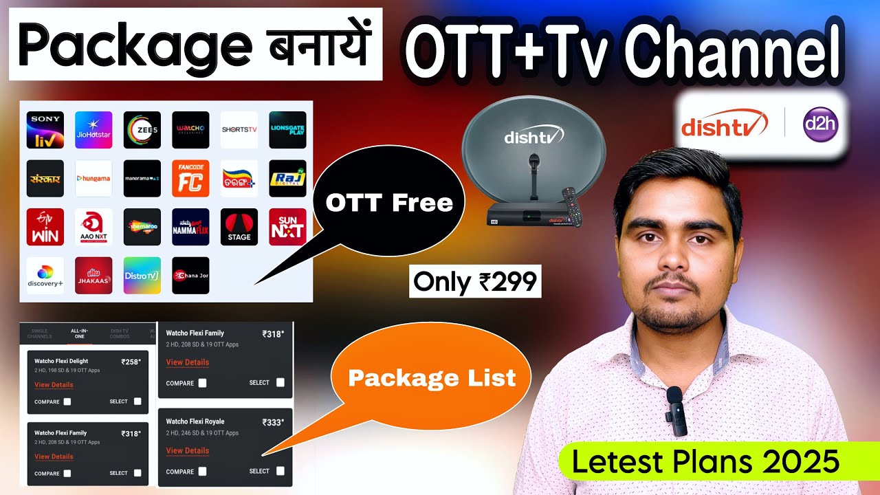 2026 Dish TV Pack + OTT Apps Free | Mobile Se Dish TV Pack Kaise Banaye |