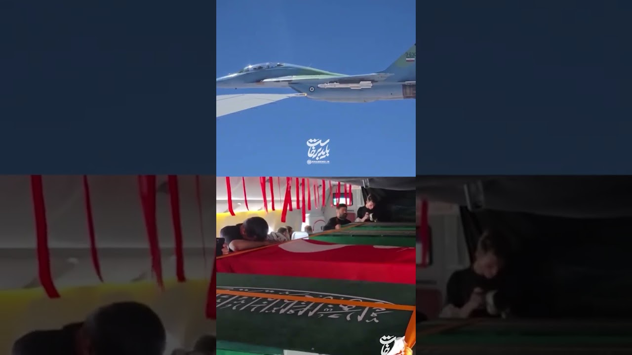 Khamenei's coffin escorted by fighter jet on flight to Iran from Iraq