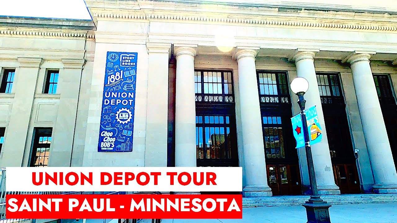 🚶🏛️Tour of Union Depot at Saint Paul, Minnesota