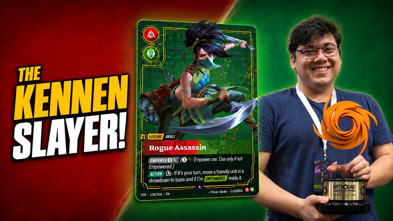 Gorica&rsquo;s Akali BEATS the Kennen Meta! | Singapore RQ Winner Deck Guide