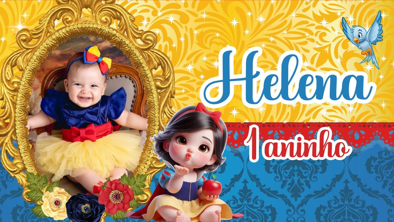 Retrospectiva Branca de Neve | Helena 1 ano