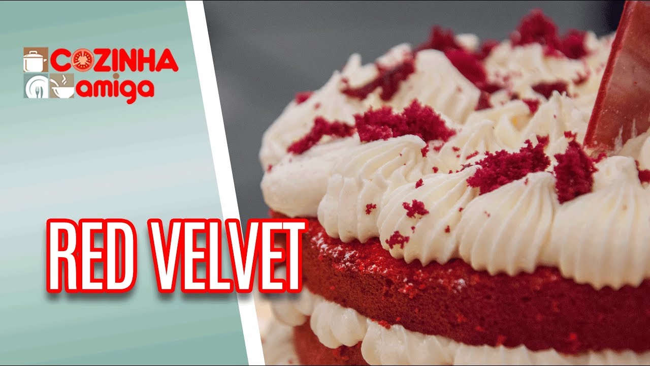 Bolo Red Velvet  - Dalva Zanforlin | Cozinha Amiga (05/07/18)