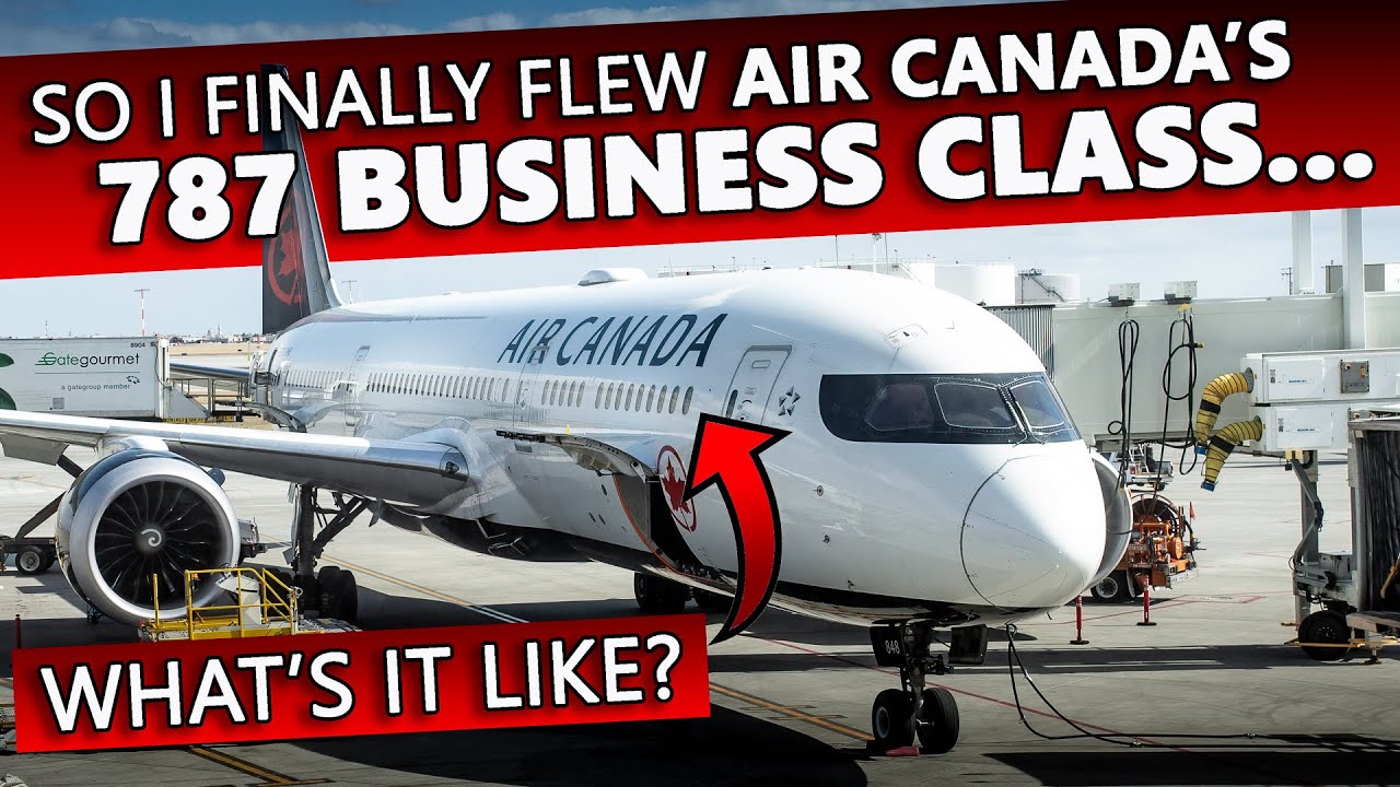 И вот я наконец-то полетал на самолете Boeing 787 бизнес-класса авиакомпании Air Canada...