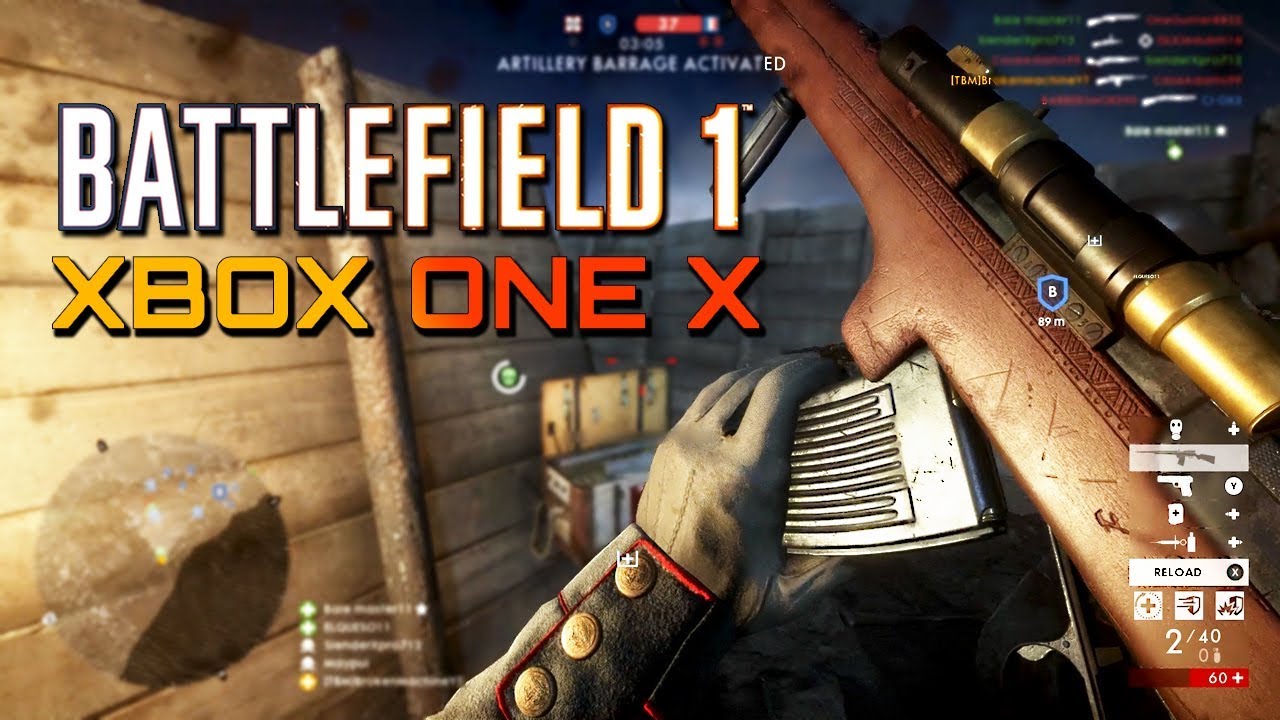 Battlefield 1: 130 Game on Frontlines! - Xbox One X Multiplayer Gameplay (60 fps)