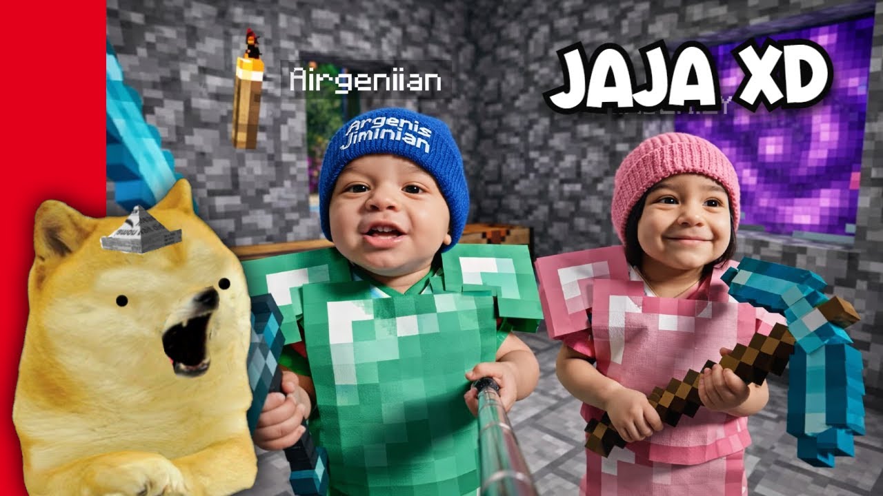 ENTRAMOS por SEGUNDA VEZ a MINECRAFT! ⛏️ - Juegos con cheems
