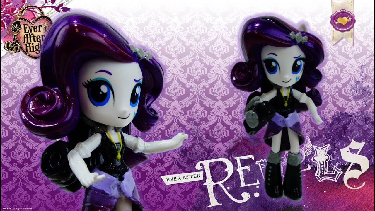 Ever After High Raven Queen Doll Custom My Little Pony Equestria Girls Makeover | Evies Toy House