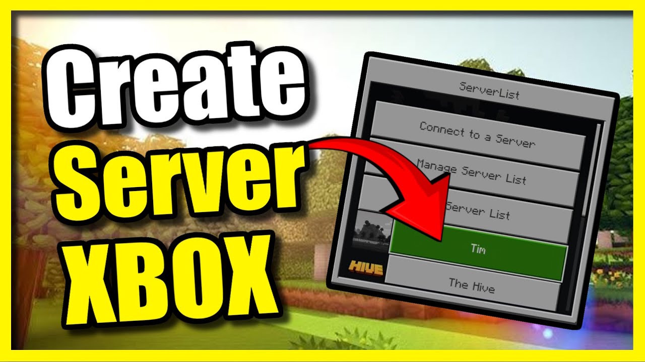 How to Create a Minecraft Server on XBOX & Join a Server (Easy Method)