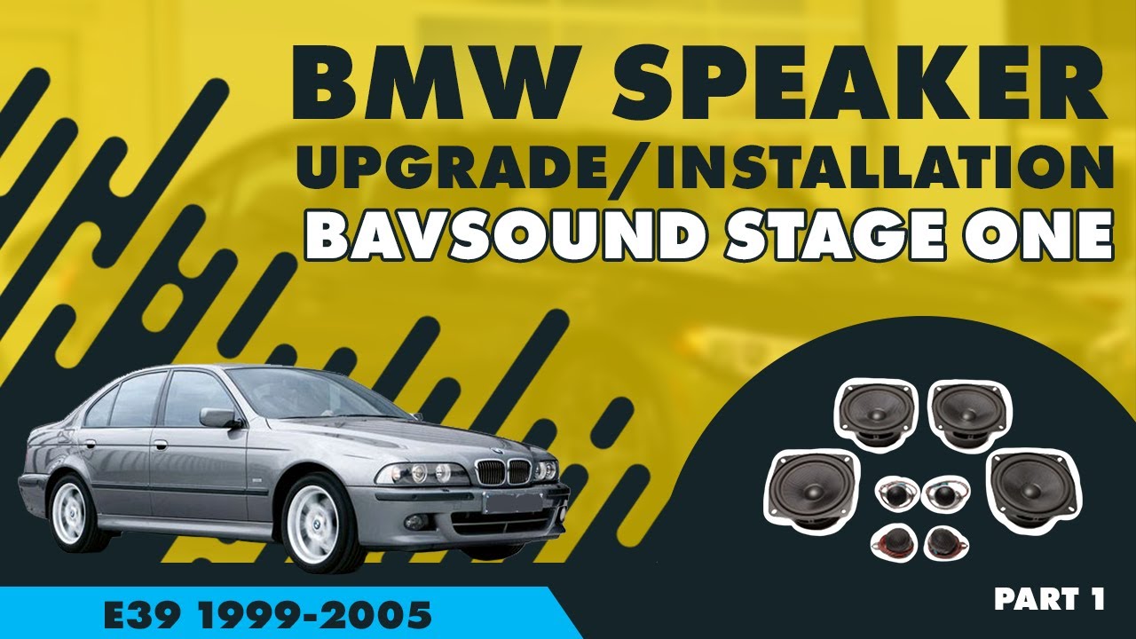 Установка/модернизация динамиков BMW | 5 серия (E39) 1999-2005 | BAVSOUND Stage One | Часть 1