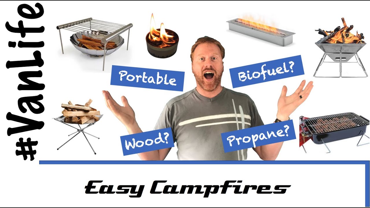 Best Portable Campfires / Fire Pits - Wood, Biofuel, Gas, propane, Wax, Grilliput