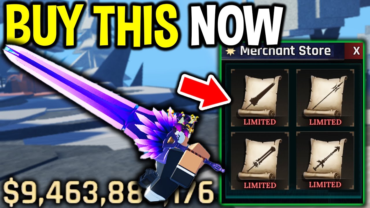 BUY THIS BEST WEAPON RECIPE NOW Hidden Maze Merchant in The Forge Roblox