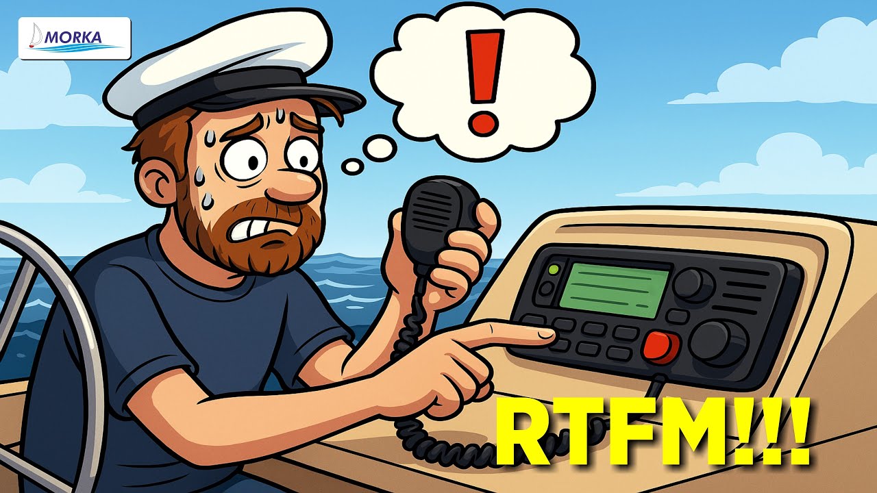 📻💣 Radio VHF na jachcie, a instrukcja? Została w porcie? Bez paniki!