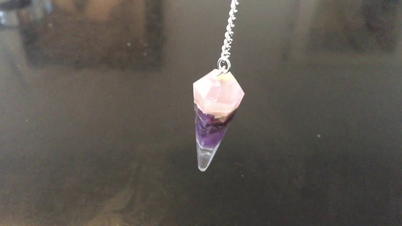 See My New Crystal Pendulum In Action! & How Crystal Pendulums Work! -Spirit Tips!