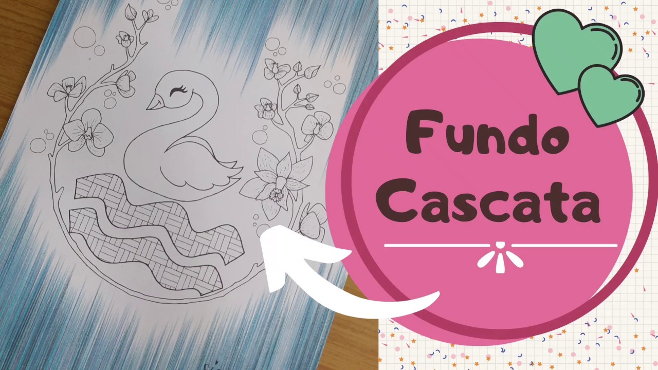 Fundo CASCATA *** Efeito para fundos de desenhos ***