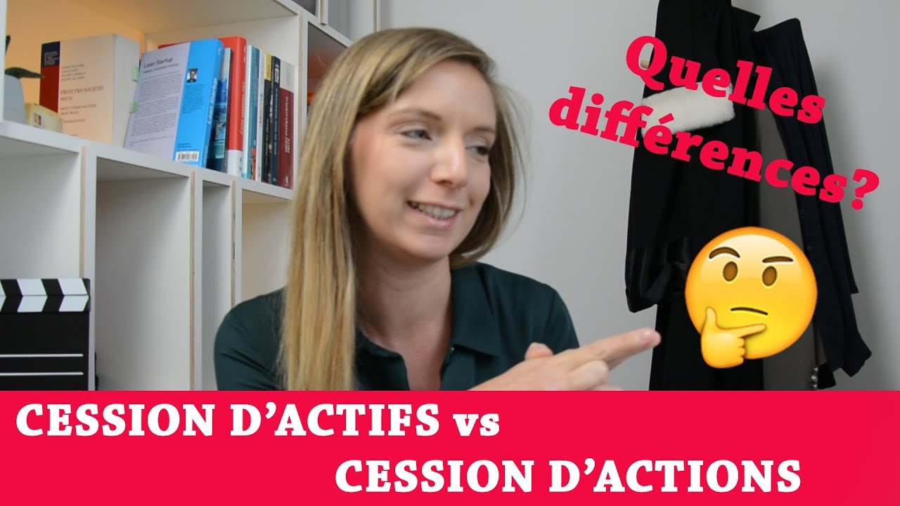 Cession d'actifs VS cession d'actions