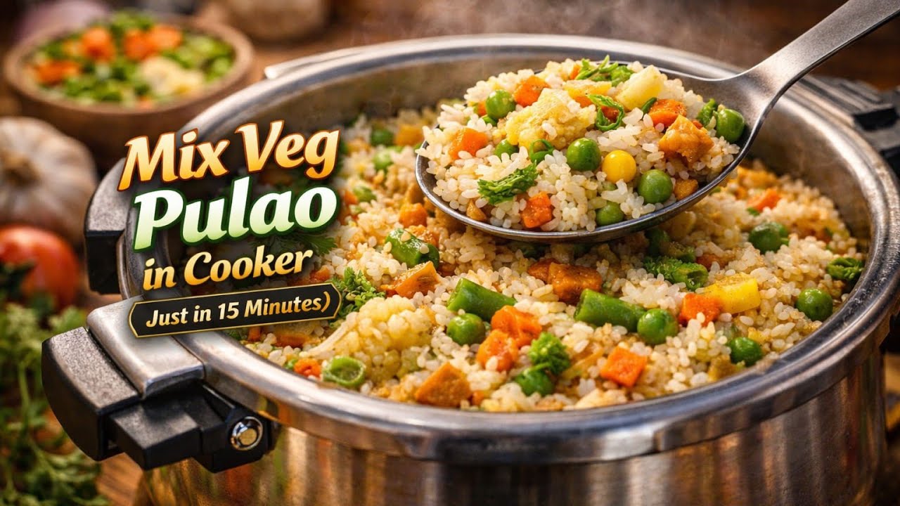 Mix Veg Pulao in Cooker Just 15 Minutes | गारंटी है पुलाव की ऐसी ट्रिक नहीं जानते होंगे|Simple Easy 