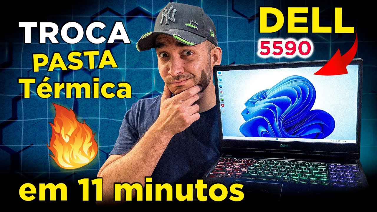 Dell G5 Notebook 5590 P82F [ TROCA DE PASTA TÉRMICA ] Tutorial - Fácil e Rápido 