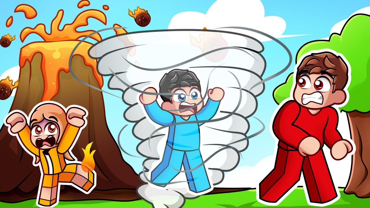 Sobreviví a 6,251,893 DESASTRES NATURALES en Roblox!