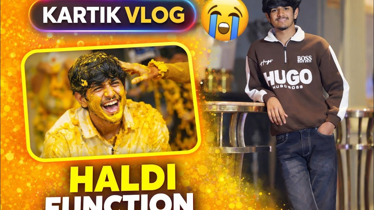 MY first vlog, Haldi function pe masti